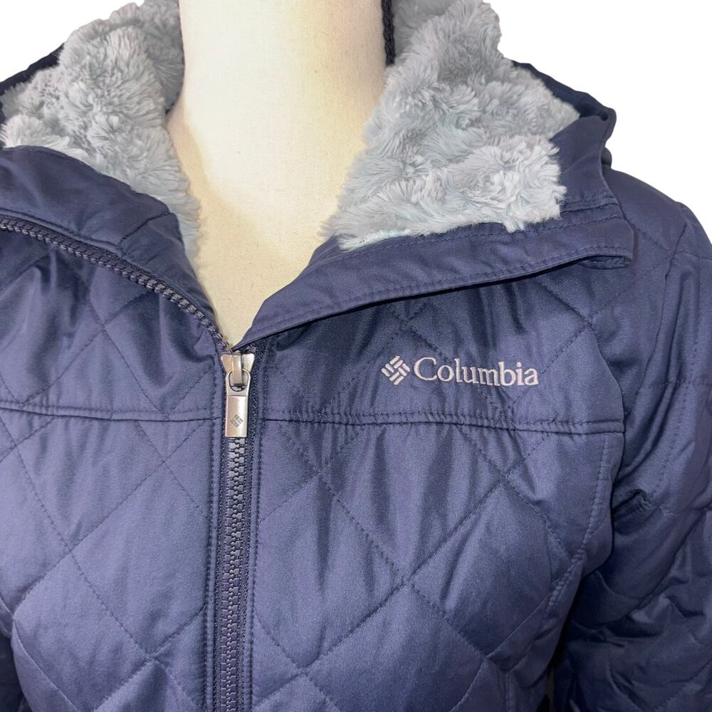 Columbia Women's Cozy Full Zip Copper Crest Hooded jacket Small - Picture 3 of 11